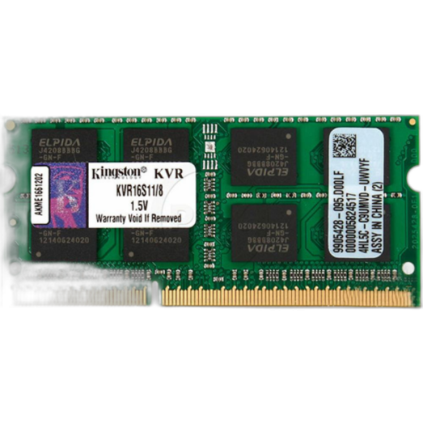 Kingston 8GB 1600MHz DDR3L 1.35V