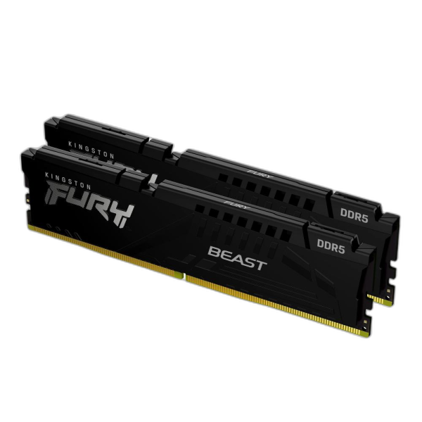 Kingston HyperX Fury Beast Black 32GB 4800MHz DDR5 CL38 DIMM (Kit of 2) 