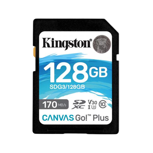 Kingston 128GB SDXC Canvas Go Plus 170MB / s Read UHS-I