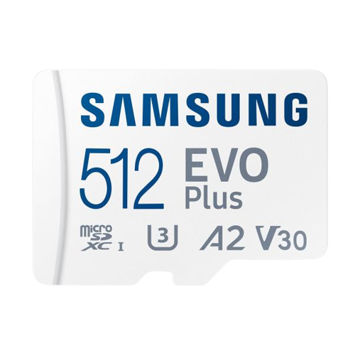 SAMSUNG 512GB EVO MircoSD+ Adater