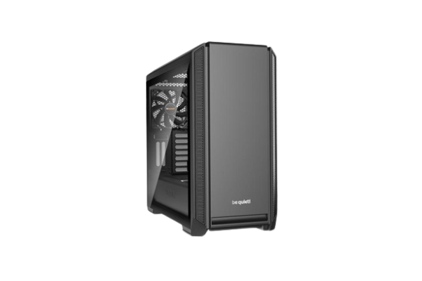 CASE BE QUIET! ATX Mid-Tower Silent Base 601, 2x140mm Pure Wings 2,Fan controller, Extra thick insulation mats, w/WINDOW, Black BGW26