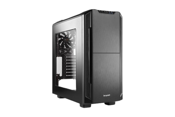 CASE BE QUIET! ATX Mid-Tower Silent Base 600, 1x120mm & 1x140mm Pure WIngs 2, Fan controller, w/WINDOW and OD DVD slot, Black, BGW06