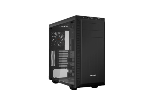 CASE BE QUIET! ATX Mid-Tower Pure Base 600, 1x140mm Pure Wings 2,1x120mm Pure Wings 2, Extra insulation mats, w/ WINDOW, w/ OD DVD slot, Black BGW21