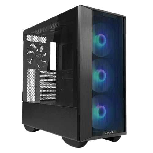 CASE LIAN LI E-ATX LANCOOL III RGB Mid-Tower w/2x Tempered glass, 3x140mm PWM ARGB fans,x1 140mm PWM fan, Reversible Front I/O, Black, LANCOOL 3R-X