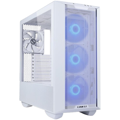 CASE LIAN LI E-ATX LANCOOL III RGB Mid-Tower w/2x Tempered glass, 3x140mm PWM ARGB fans,x1 140mm PWM fan, Reversible Front I/O, White, LANCOOL 3R-W