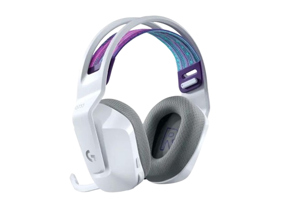 HEADPHONES LOGITECH Gaming-Headset G733 Wireless LIGHTSPEED RGB w/microphone 981-000883, White
