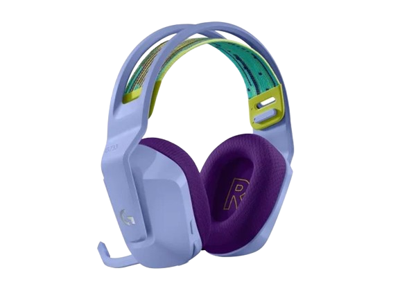 HEADPHONES LOGITECH Gaming-Headset G733 Wireless LIGHTSPEED RGB w/microphone 981-000890, Lilac