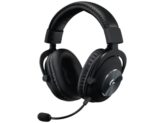 HEADPHONES LOGITECH Gaming-Headset G PRO X Black w/microphone 981-000818, 1x3.5mm / 2x3.5mm, USB External sound card (DTS 7.1 Surround, BLUE VO!CE)