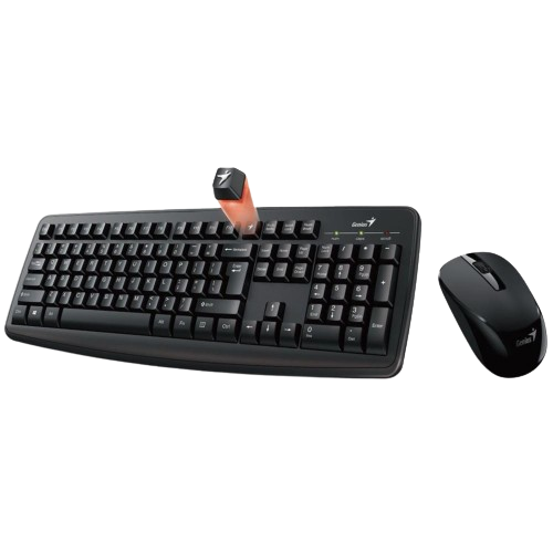Genius Smart KM-8100 Wireless black combo (Keyboard Slimstar + Mouse optical 1000dpi black)