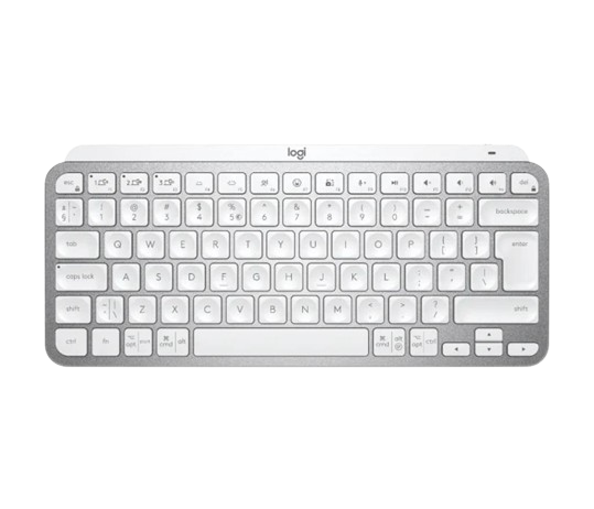 KEYBOARD WIRELESS LOGITECH MX Keys Mini Pale Gray Logi Bolt ready, w/Bluetooth 920-010499