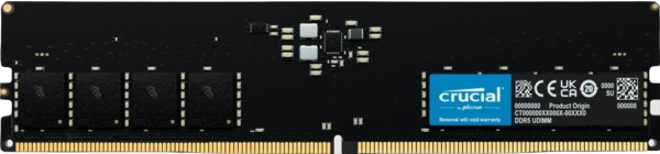 RAM DDR5 16GB (1x16GB) 4800MHz CL40 CRUCIAL UDIMM, CT16G48C40U5