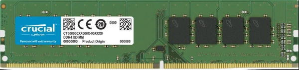 RAM DDR4 16GB (1x16GB) 3200MHz CL22 CRUCIAL UDIMM, CT16G4DFRA32A