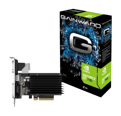 VGA GAINWARD GT730 SilentFX 2GB DDR3, HDMI, DVI, VGA, 3224