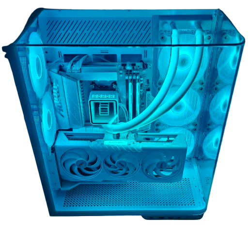Insomnia Arctic Sapphire: B650E, Ryzen 7 7800X3D, 32GB DDR5-6000, RX9070XT, 2TB Gen. 4