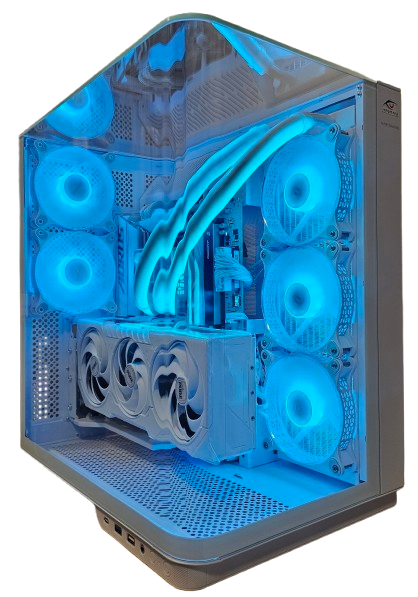 Insomnia Arctic Sapphire: B650E, Ryzen 7 7800X3D, 32GB DDR5-6000, RX9070XT, 2TB Gen. 4