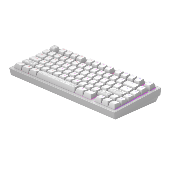 Dark Project ALU Terra Nostra White - Wired Gaming Keyboard