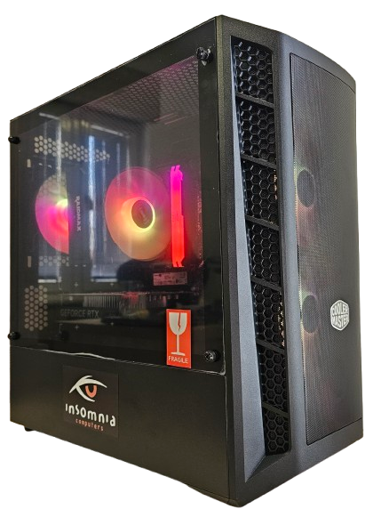 Insomnia Shadow Eclipse 2: A520, Ryzen 5 5600X, 16GB DDR4-3200, RTX4060, 1TB NVMe