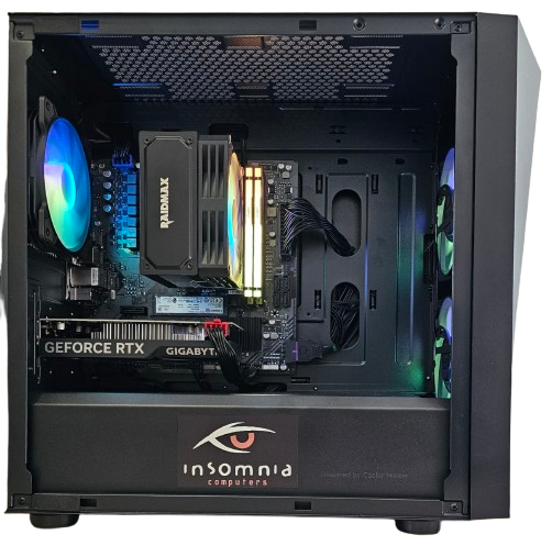 Insomnia Shadow Spectre: A620, Ryzen 5 8400F, 16GB DDR5-6000, RTX3060 8GB, 1TB NVMe