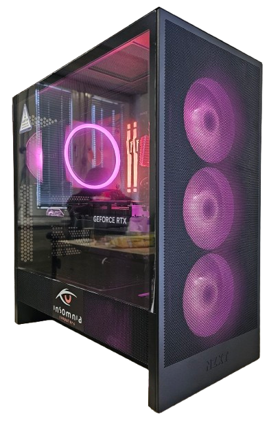 Insomnia Shadow LiveMixer: B650, Ryzen 7 7800X3D, 32GB DDR5-6000, RTX4070Ti Super 16GB, 2TB NVMe