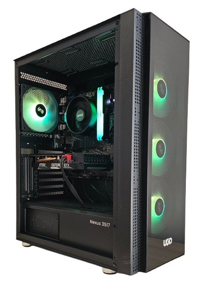 Insomnia Shadow Vortex 3: A520, Ryzen 5 3600, 16GB DDR4-3200, GTX1660S, 1TB NVMe