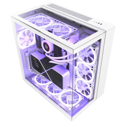 H9 Elite Premium Dual-Chamber Mid-Tower Airflow Case