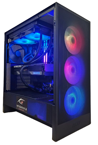 Insomnia Shadow Rock 4 XT: X870, Ryzen 7 9800X3D, 32GB DDR5-6000, RTX4070Ti Super 16GB, 1TB NVMe