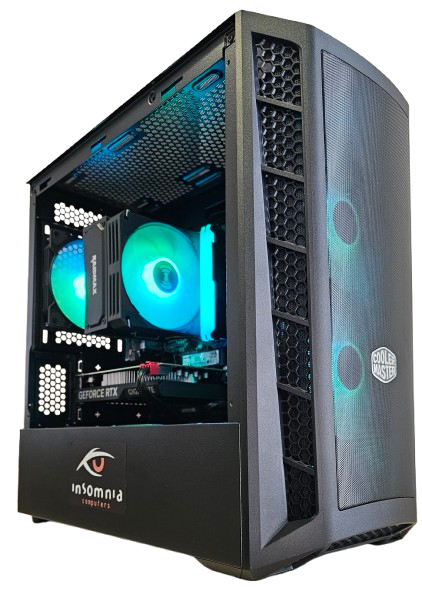 Insomnia Shadow Eclipse 2: A520, Ryzen 5 5600X, 16GB DDR4-3200, RTX4060, 1TB NVMe