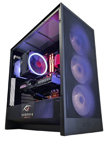 Insomnia Shadow LiveMixer: B650, Ryzen 7 7800X3D, 32GB DDR5-6000, RTX4070Ti Super 16GB, 2TB NVMe