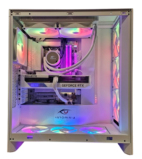 Insomnia Arctic Storm 2:  X870, Ryzen  7 7800X3D, 32GB DDR5-6000, RTX4070Ti Super 16GB, 2TB NVMe