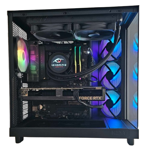 Insomnia Shadow Aquarium XT: B760, i7 14700KF, 32GB DDR5-6400, RTX 4080Super 16GB, 2TB NVMe