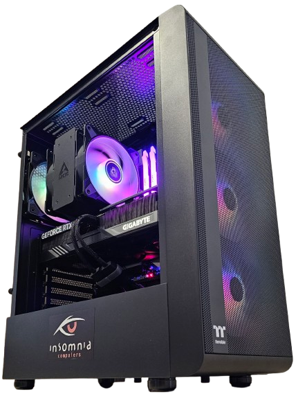 Insomnia Shadow Blaze 2 XT: B760, i5 14600KF, 32GB DDR5-6000, RTX4070S, 1TB NVMe