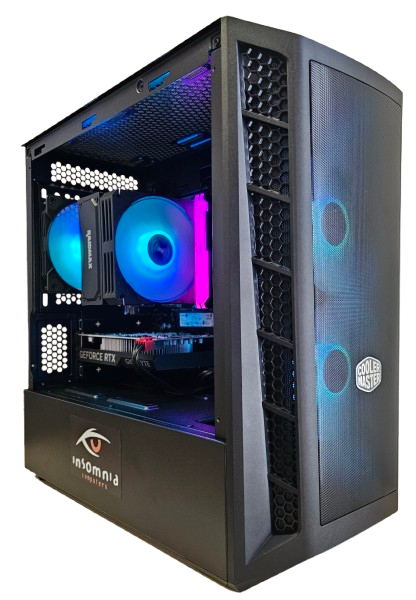 Insomnia Shadow Eclipse 2: A520, Ryzen 5 5600X, 16GB DDR4-3200, RTX4060, 1TB NVMe