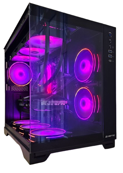 Insomnia Shadow Glass 2 XT: Z790 / Core i7 14600KF / 32GB DDR5-6400 / RTX 4070Ti Super/ 2TB NVMe