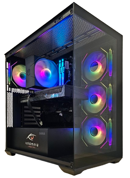 Insomnia Shadow Prism 3 Lite: B650, Ryzen 5 7600X, 32GB DDR5-6000, RTX5060Ti 16GB, 1TB NVMe