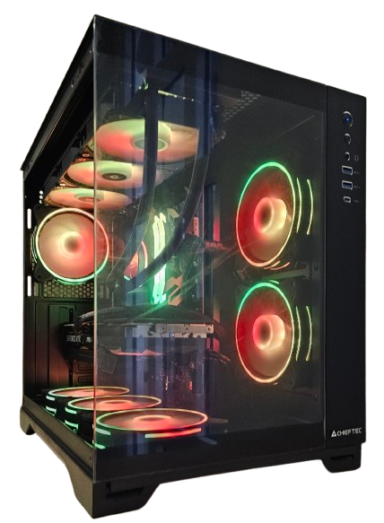 Insomnia Shadow Glass 2 XT: Z790 / Core i7 14600KF / 32GB DDR5-6400 / RTX 4070Ti Super/ 2TB NVMe