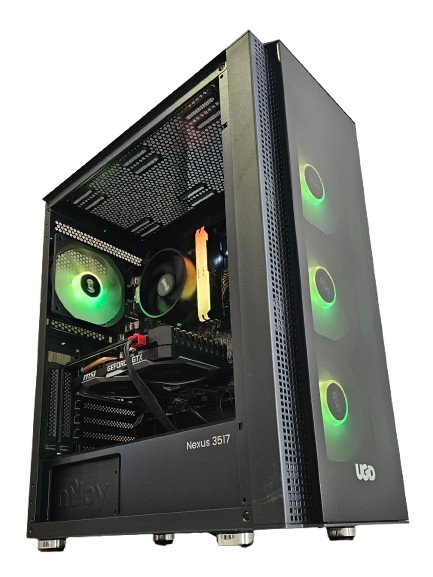 Insomnia Shadow Vortex 3: A520, Ryzen 5 3600, 16GB DDR4-3200, GTX1660S, 1TB NVMe