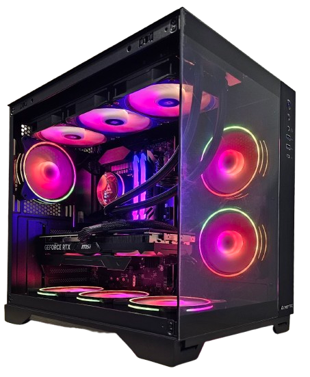 Insomnia Shadow Glass 2 XT: Z790 / Core i7 14600KF / 32GB DDR5-6400 / RTX 4070Ti Super/ 2TB NVMe