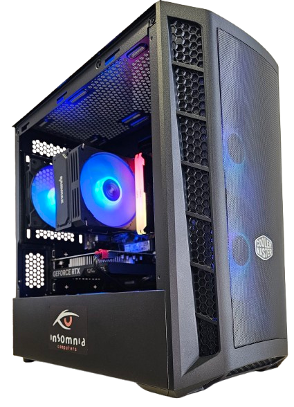 Insomnia Shadow Eclipse 2: A520, Ryzen 5 5600X, 16GB DDR4-3200, RTX4060, 1TB NVMe