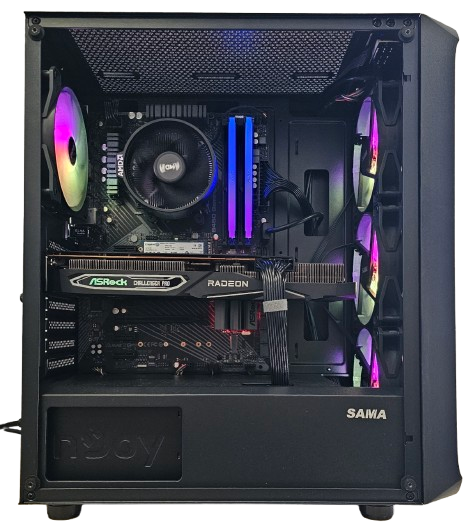 Gaming PC: B450, Ryzen 5 3600, 16GB DDR4-3200, RX6700XT 12GB, 1TB NVMe