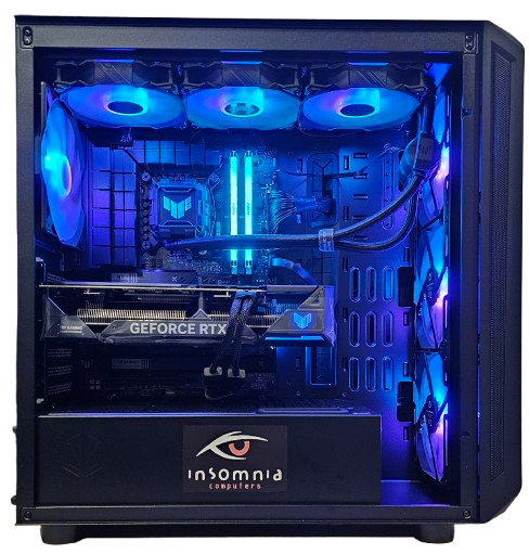 Insomnia Shadow TUF Phantom: B760, Core i5 14600KF, 32GB DDR5-7200, RTX4070Super 12GB, 2TB NVMe