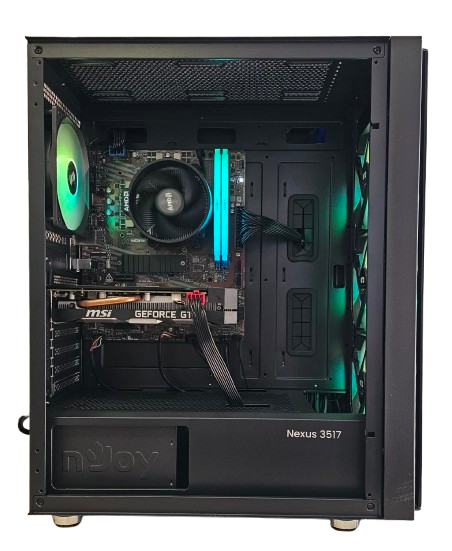 Insomnia Shadow Vortex 3: A520, Ryzen 5 3600, 16GB DDR4-3200, GTX1660S, 1TB NVMe