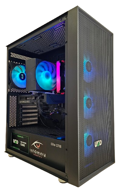 Insomnia Shadow Blaze 3 Lite: B760, i5 14400F, 32GB DDR4-3200, RTX4060Ti, 1TB NVMe