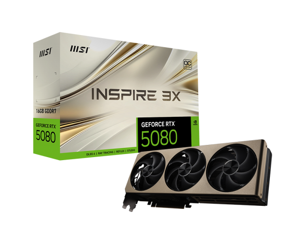 MSI GeForce RTX 5080 16G INSPIRE 3X OC