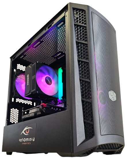 Insomnia Shadow Eclipse 2: A520, Ryzen 5 5600X, 16GB DDR4-3200, RTX4060, 1TB NVMe