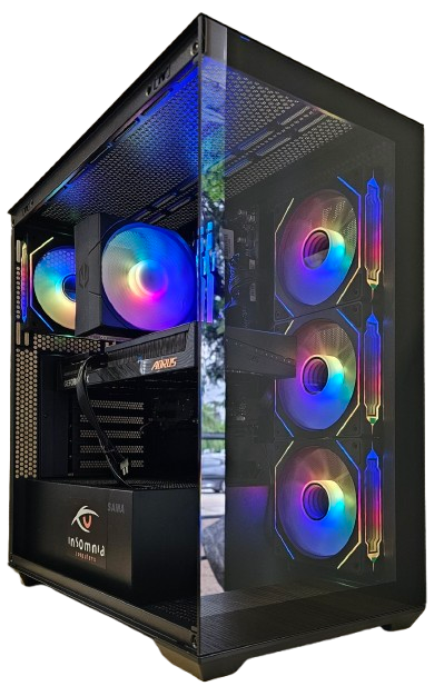 Insomnia Shadow Prism 3 Lite: B650, Ryzen 5 7600X, 32GB DDR5-6000, RTX5060Ti 16GB, 1TB NVMe
