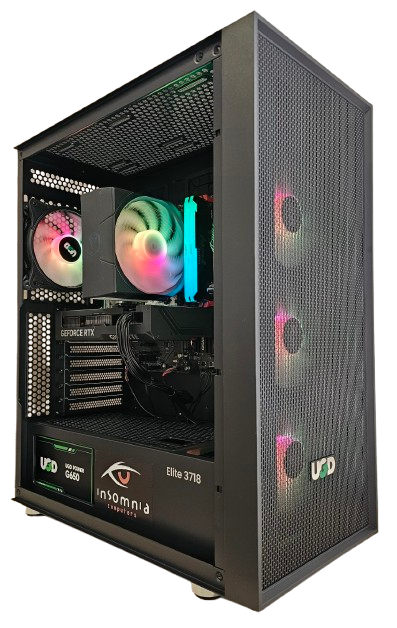 Insomnia Shadow Blaze 3 Lite: B760, i5 14400F, 32GB DDR4-3200, RTX4060Ti, 1TB NVMe