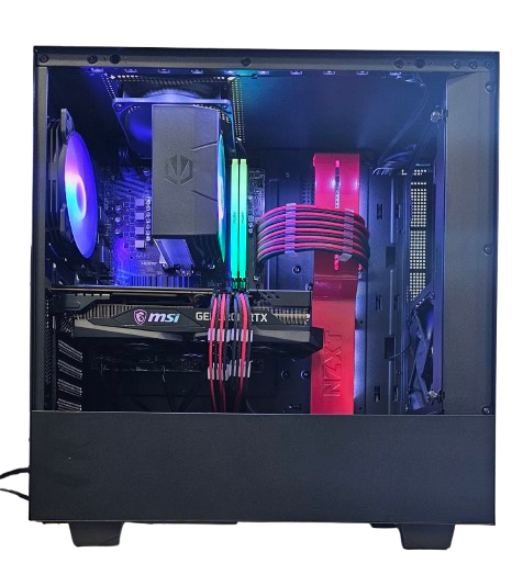 Gaming PC: A520, Ryzen 5 5600X, 16GB DDR4-3200, RTX3060Ti, 1TB NVMe