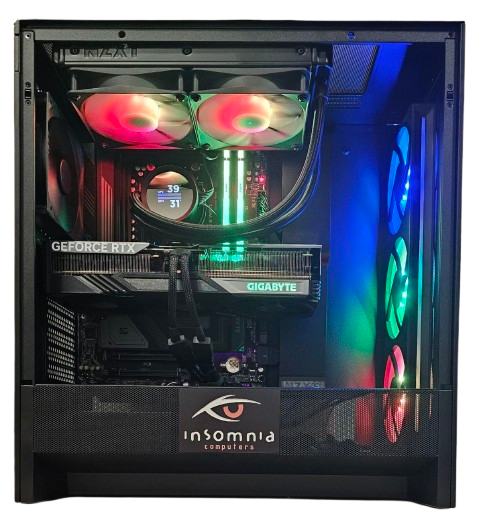 Insomnia Shadow Rock 4 XT: X870, Ryzen 7 9800X3D, 32GB DDR5-6000, RTX4070Ti Super 16GB, 1TB NVMe