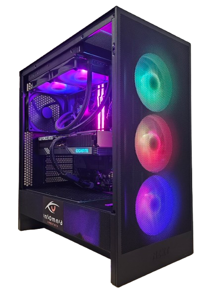 Insomnia Shadow Rock 4 XT: X870, Ryzen 7 9800X3D, 32GB DDR5-6000, RTX4070Ti Super 16GB, 1TB NVMe