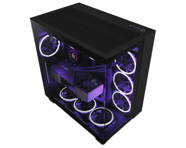 NZXT H9 FLOW CASE BLACK (CM-H91FB-01)